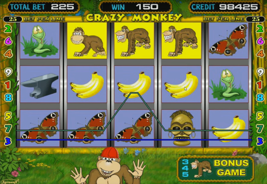 Игровой Автомат Crazy Monkey 2 Igrosoft Картинки